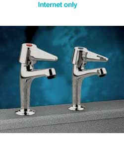 Unbranded Commodore Lever High Neck Taps - Chrome