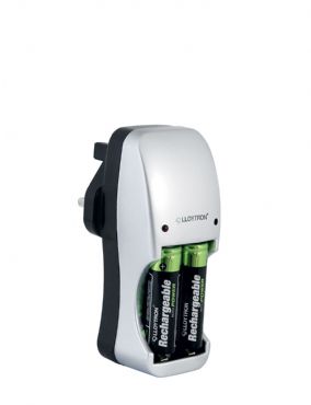 Unbranded COMPACT BATTERY CHARGER AND BATTERIES