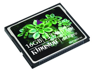 Unbranded CompactFlash (CF) Memory Card - 16GB - Kingston Elite Pro