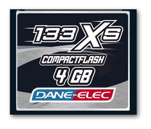 Unbranded CompactFlash (CF) Memory Card - 4GB - High Speed 133x