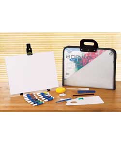 The complete acrylic painting portfolio case is a