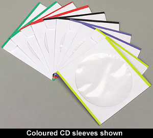 Compucessory CD Sleeves White Pk50