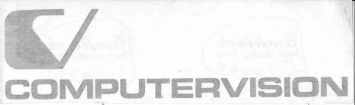 Computervision Logo Window Sticker (24cm x 7cm)