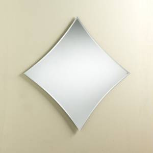 Unbranded Concave Diamond Shaped Bathroom Mirror