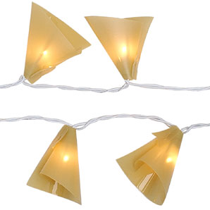 Cone String Lights- Gold