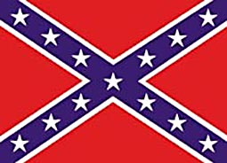 Confederate Flag Keyring