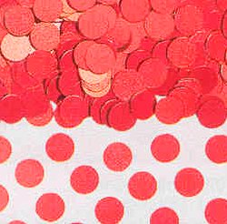 Confetti - Dazzle dots - Red metallic - 14g