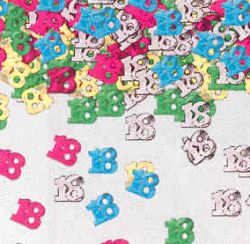 Confetti - Numeral 18 - multi - 14g