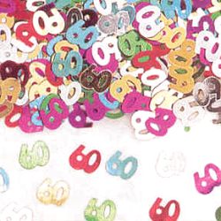 Confetti - Numeral 60 - multi - 14g