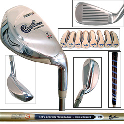 NEW IN BOX      Confidence Golf Esp3 Hybrid Irons - LADIESComplete Set of Hybrid Iron Woods - The Ea