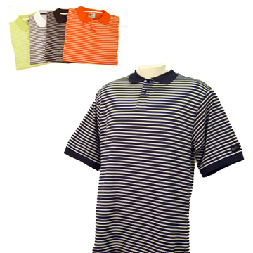 BRAND NEW WITH TAGS Confidence Golf Men`s Stripe Polo Shirt      The stunning shirt is now onl