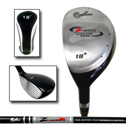 Confidence Golf Z Series Left Handed Hybrid Club   Choose from 18  21 and 24 Degree Lofts         