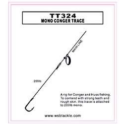 Conger and Bull Huss Trace on Heavy Mono