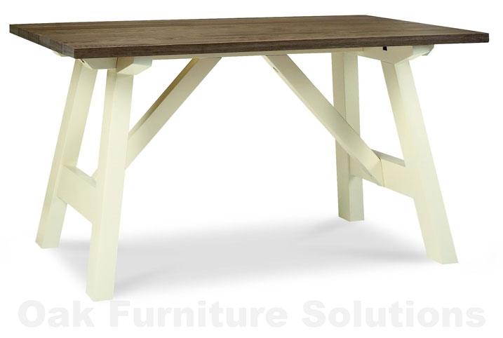Unbranded Coniston Two Tone Dining Table - 1400mm