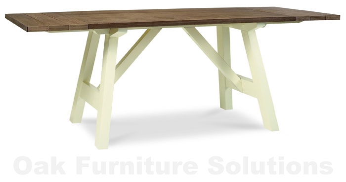 Unbranded Coniston Two Tone Extending Dining Table -