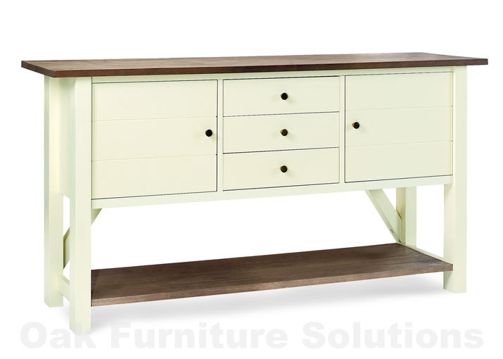 Unbranded Coniston Two Tone Wide Sideboard