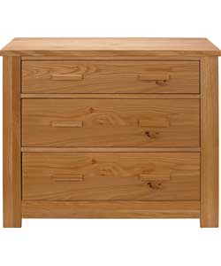 Unbranded Constable 2   1 Drawer Chest - Oak