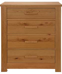 Unbranded Constable 3   1 Drawer Chest - Oak