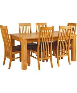 Unbranded Constable Oak Extendable Table And 6 Chairs