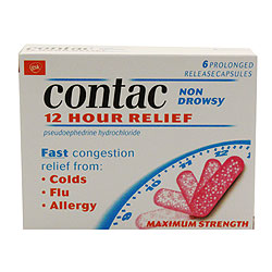 Unbranded Contac Non Drowsy 12 Hour Relief