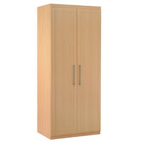 Dimensions: H 2135 x W900 x D610 mm, Beech effect, Finished inside with an Apple Wood Effect,