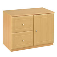 Contemporary Beech Style File Cabinet