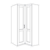 Dimensions: H2135 x W1040 x D1060 mm, Beech effect, Finished inside with an Apple Wood Effect,