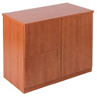 Contemporary Cherry Style File Cabinet