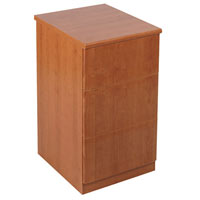 Contemporary Cherry Style Narrow 3 Drawer Chest