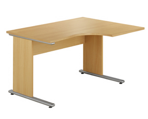 Contemporary ergonomic desk