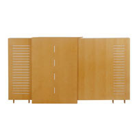 Contemporary Extendable Radiator Cabinet - Beech Effect Medium-Large Size
