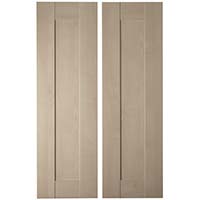 Dimensions: 2 x (W) 297mm x (H) 956mm, For use with the 300mm larder shelf pack, Co-ordinating