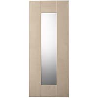 Contemporary Maple Style 300mm Wide Glazed Door - Pack F