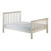 Copenhagen 4ft 6 inch Bedstead- White Wash Pine