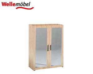 Unbranded Copix glass door cupboard