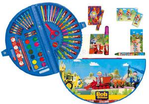 Everything you need for colouring your favourite builder Bob in a handy case
