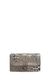 Unbranded Corah Sequin Leopard Print Contrast Trim