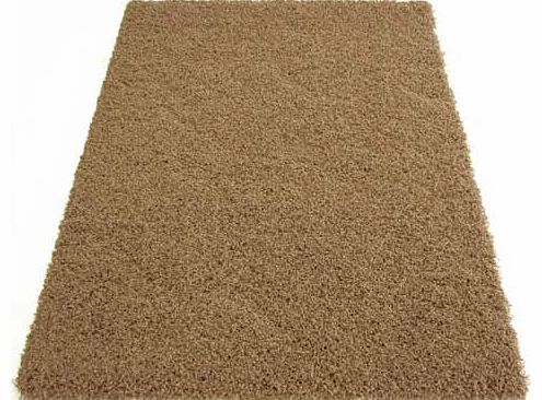 Unbranded Corfu Latte Shaggy Rug - 230cm x 160cm