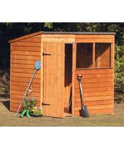 Corner Wooden Shed 6x6