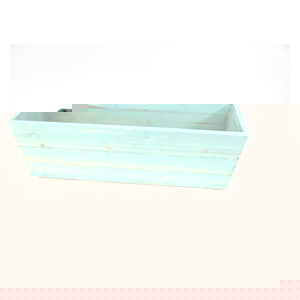 Unbranded Cornflower Blue Wooden Window Box  Small Size