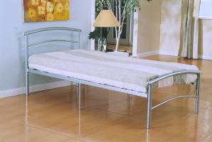 Cornwall Silver Metal 4ft Small Double.