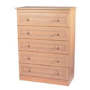 The Corrib range in Beech effect is an extensive collection of bedroom furniture ranging from small