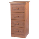 Corrib Pine 4 drawer bedside table furniture