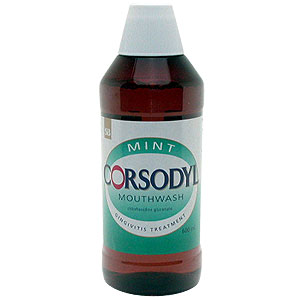 Corsodyl Mint Mouthwash - size: 600ml
