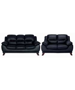 Cosenza Large and Regular Black Suite