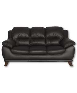 Cosenza Large Black Sofa