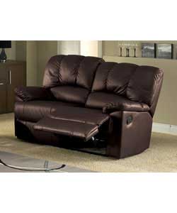 A comfortable and classic split back style upholstered in corrected grain leather on wearing surface