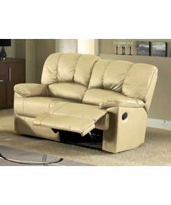 Unbranded Cosenza Regular Recliner Sofa - Ivory