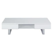 Made from lacquered MDF and chipboard this coffee table is part of the Costilla range.  This coffee