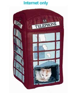 Unbranded Cosy Phonebox Cat Bed